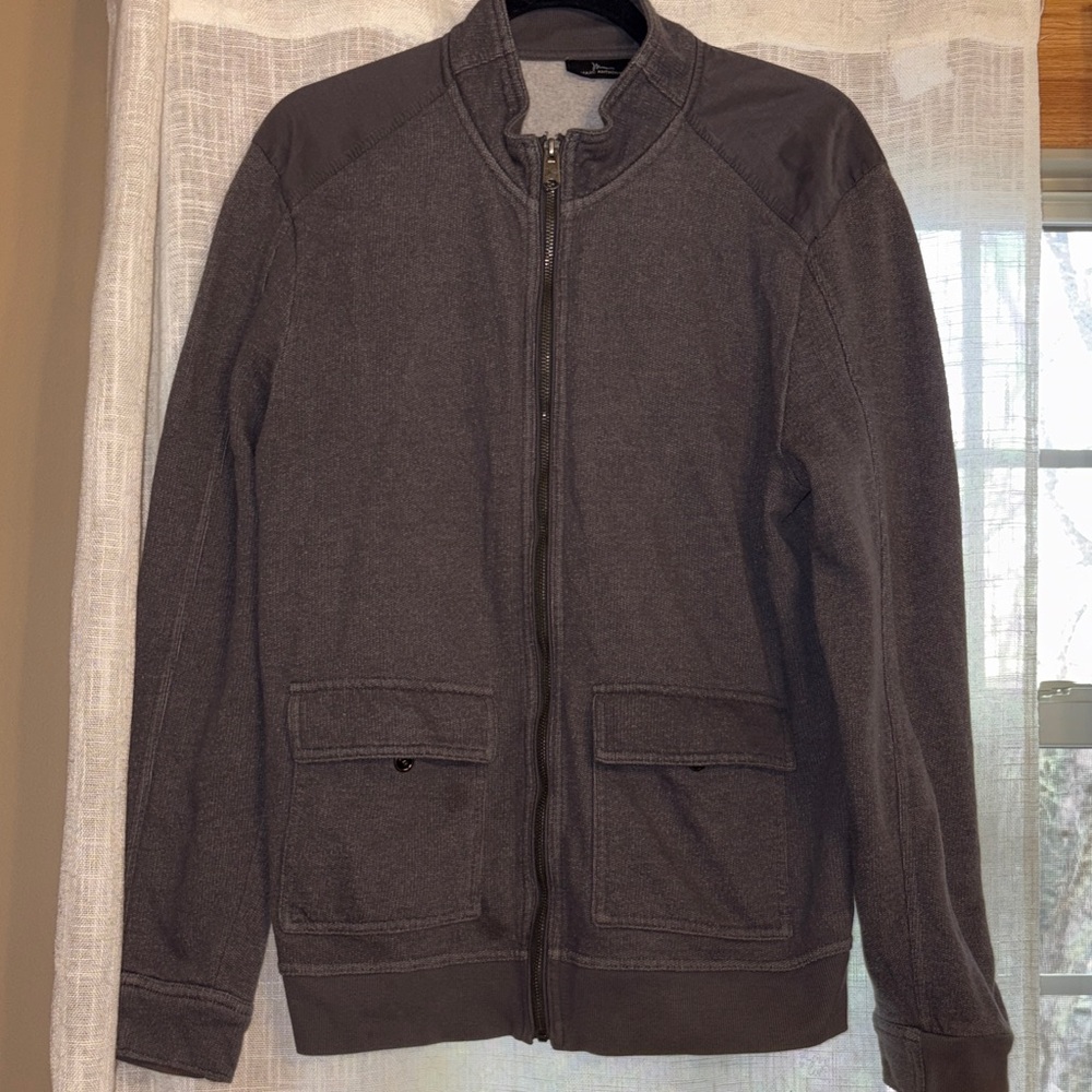 Men's Gray Sweater Jacket Great condition